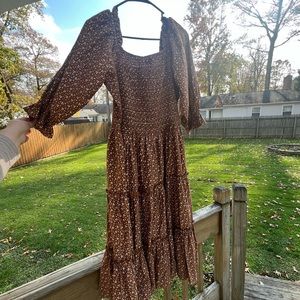 NWT Ivy City Co. Amber floral dress XL